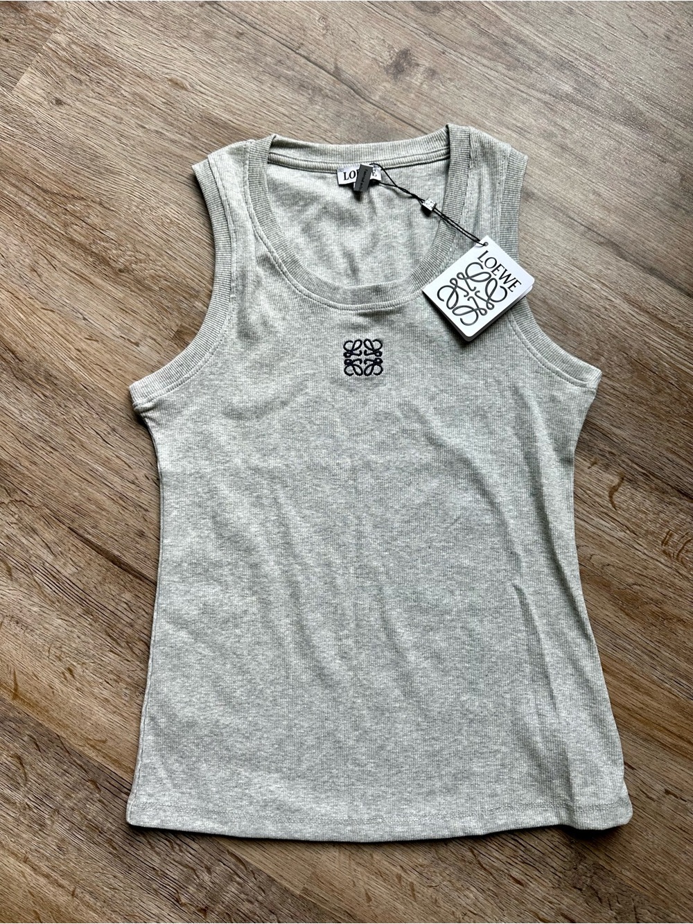 Loewe Light Grey Logo Tank Top